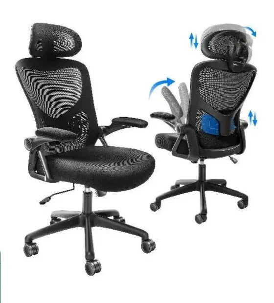 Ergonomic Office Chair with Adjustable Lumbar Support Angle and Height Adjustable-0